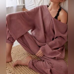 Free People Day Off Fleece Pullover